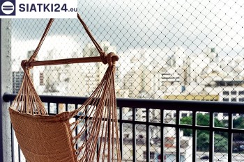 Siatki Milicz - Zabezpieczająca siatka ze sznurka na balkon dla terenów Milicza